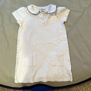 Like New White Polo Dress CPC Childrenswear size 7 (more like 5/6)
